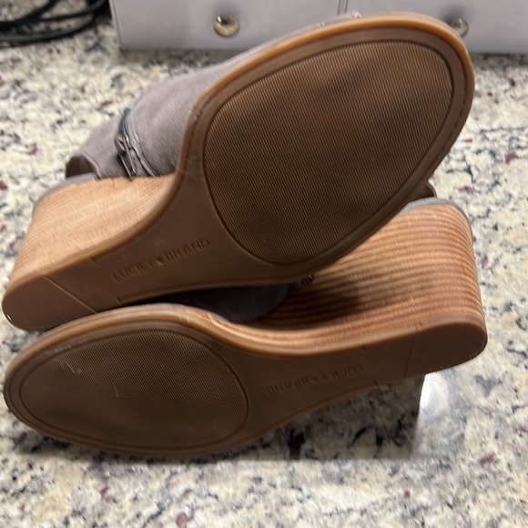 Lucky Brand Gray Wedges - Picture 3 of 5